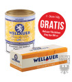 2 x Wellauer Fleur du Roi Nr.1 140g + GRATIS Wellauer Filterhülsen King Size 200-er
